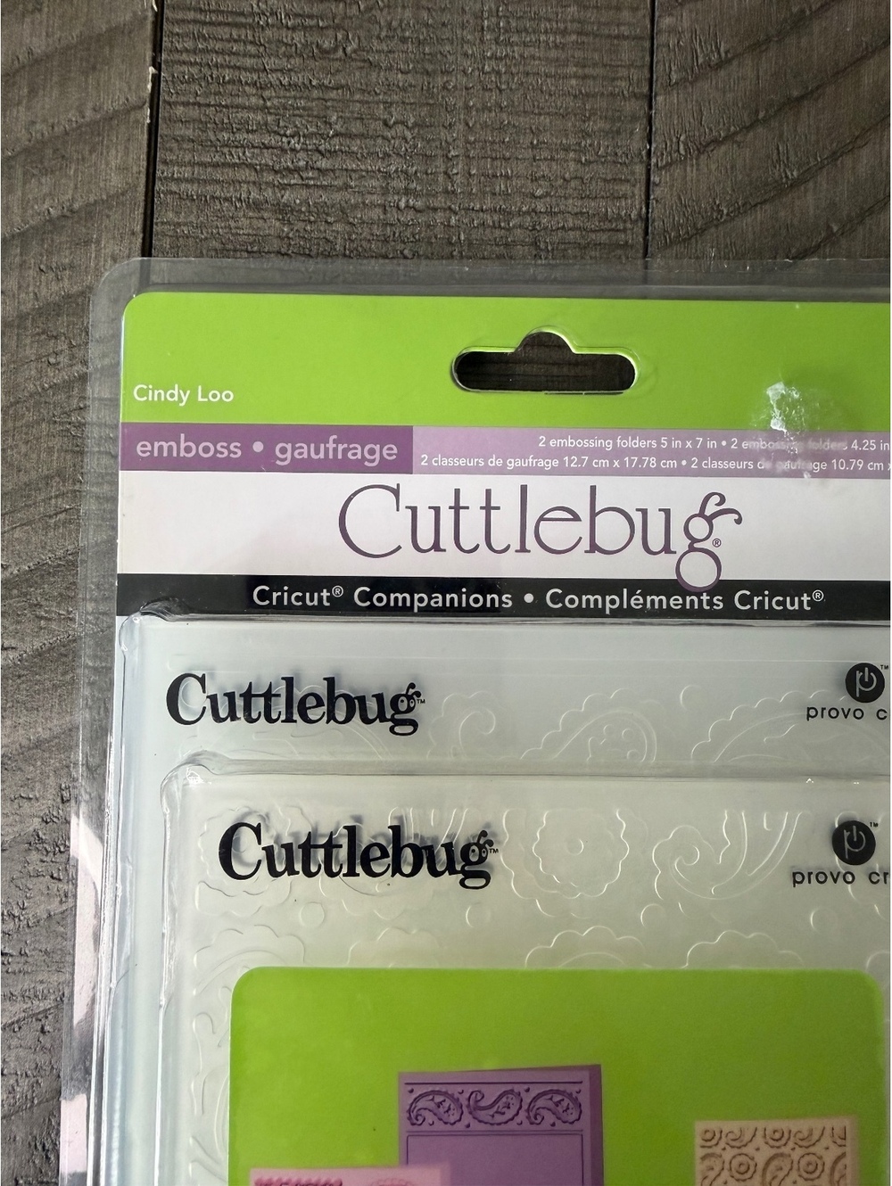Cuttlebug Cindy Loo Embossing Folder Set - Picture 2 of 6